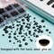 850pcs Round Black Plastic Doll Eyes – Flatback Cabochon Buttons for Stuffed Animals, Amigurumis, Crochet Bears, and Crafts
